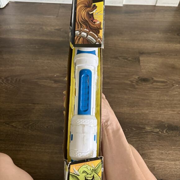 Star Wars Scream Saber Blue Lightsaber Record Your Own Sounds 3 Sound Modes New - Picture 9 of 9